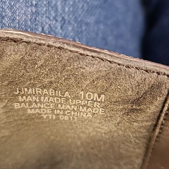 Nine & Co. Wedge Heels, Brown with Dark Heels, Size 10 Shoes - Picture 9 of 9